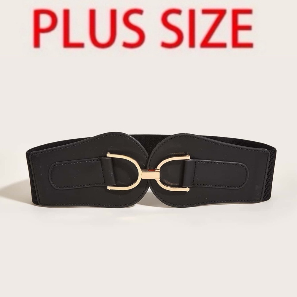 🖤 PLUS Faux Leather Stretch Belt 🖤